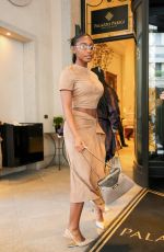 NORMANI KORDEI Arrives at Her Hotel at Milan 09/17/2024