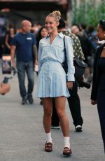 OLIVIA PONTON Arrives at Tommy Hilfiger Fsahion Show in New York 09/08/2024