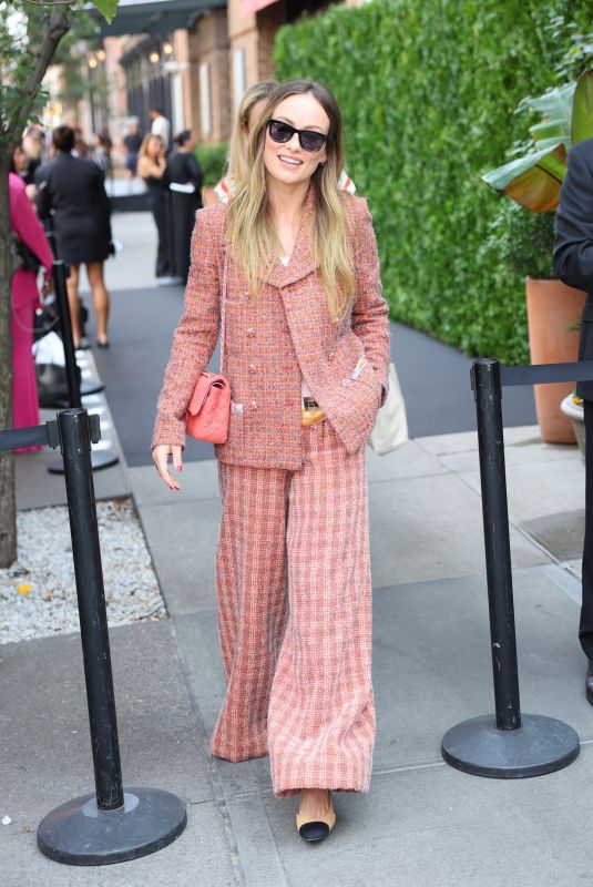 OLIVIA WILDE arrives at Chanel Lunch eEvent at Greenwich Hotel in New York 09/17/2024