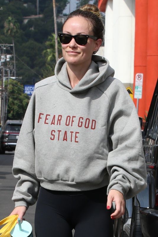 OLIVIA WILDE Leaves Workout at a Gym in Los Angeles 09/14/2024