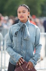 PAOLA LOCATELLI Arrives at Loewe Show at Paris Fashion Week 09/27/2024