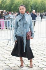 PAOLA LOCATELLI Arrives at Loewe Show at Paris Fashion Week 09/27/2024
