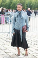 PAOLA LOCATELLI Arrives at Loewe Show at Paris Fashion Week 09/27/2024