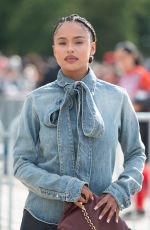 PAOLA LOCATELLI Arrives at Loewe Show at Paris Fashion Week 09/27/2024
