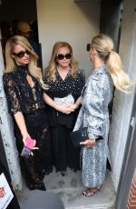 PARIS, NICKY and KATHY HILTON at Alice + Olivia Fashion Show in New York 09/07/2024