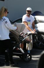 PETA MURGATROYD and Maksim Chmerkovskiy at Local Farmers Market in Los Angeles 09/01/2024