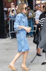 PHILIPPINE LEROY-BEAULIEU Arrives at Good Morning America in New York 09/20/2024