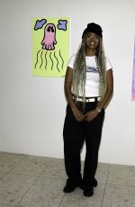 PHOENIX BROWN Holds a Art Exhibition Emosh in Soho in London 09/12/2024