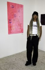 PHOENIX BROWN Holds a Art Exhibition Emosh in Soho in London 09/12/2024