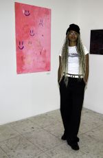 PHOENIX BROWN Holds a Art Exhibition Emosh in Soho in London 09/12/2024