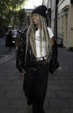 PHOENIX BROWN Holds a Art Exhibition Emosh in Soho in London 09/12/2024