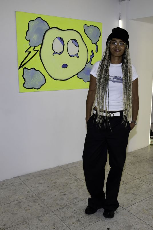 PHOENIX BROWN Holds a Art Exhibition Emosh in Soho in London 09/12/2024