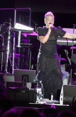 PINK Performs at Kevin Costner