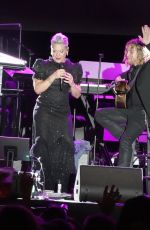 PINK Performs at Kevin Costner