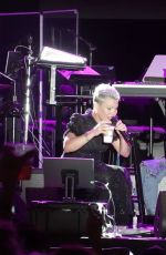 PINK Performs at Kevin Costner