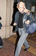 PIXIE GELDOF Leaves Costes Restaurant at Paris Fashion Week 09/25/2024
