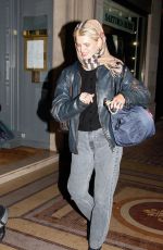 PIXIE GELDOF Leaves Costes Restaurant at Paris Fashion Week 09/25/2024