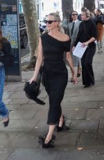 POPPY DELEVINGNE Arrives at Erdem Spring/Summer 2025 Fashion Show at London Fashion Week 09/15/2024