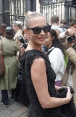 POPPY DELEVINGNE Arrives at Erdem Spring/Summer 2025 Fashion Show at London Fashion Week 09/15/2024