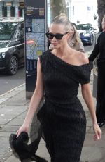 POPPY DELEVINGNE Arrives at Erdem Spring/Summer 2025 Fashion Show at London Fashion Week 09/15/2024