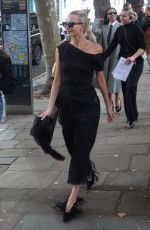 POPPY DELEVINGNE Arrives at Erdem Spring/Summer 2025 Fashion Show at London Fashion Week 09/15/2024