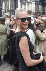POPPY DELEVINGNE Arrives at Erdem Spring/Summer 2025 Fashion Show at London Fashion Week 09/15/2024