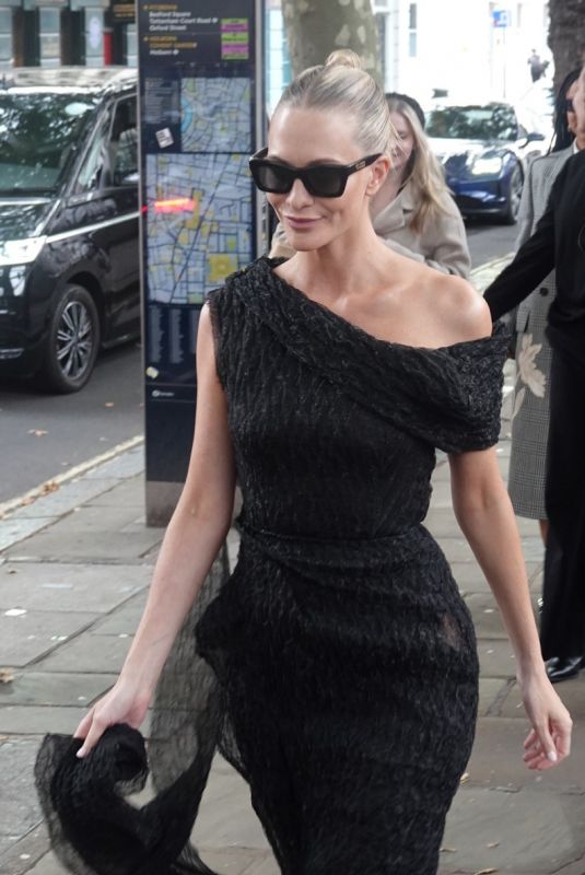 POPPY DELEVINGNE Arrives at Erdem Spring/Summer 2025 Fashion Show at London Fashion Week 09/15/2024