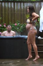Pregnant CHARLOTTE CROSBY in Bikini at Ramside Hall in County Durham 09/24/2024