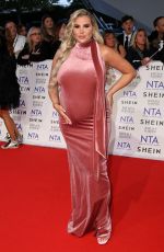 Pregnant GEORGIA KOUSOULOU at 29th National Television Awards in London 09/11/2024