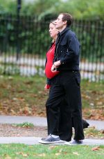 Pregnant GEORGIA MAY JAGGER and Cambryan Sedlick Out in London 09/10/2024