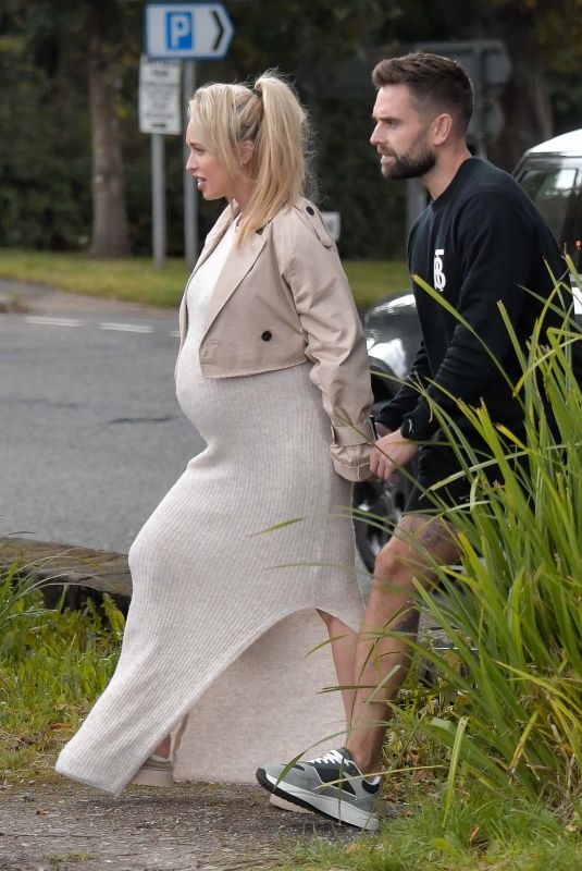 Pregnant JORGIE PORTER Leaves San Carlo in Alderley Edge 09/13/2024