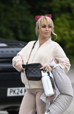 Pregnant JORGIE PORTER Out and About in Manchester 09/20/2024