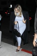 Pregnant MARGOT ROBBIE Arrives at Bird Streets Club in West Hollywood 09/21/2024
