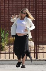 Pregnant MARGOT ROBBIE Out and About in Santa Monica 09/21/2024