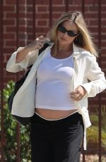 Pregnant MARGOT ROBBIE Out and About in Santa Monica 09/21/2024