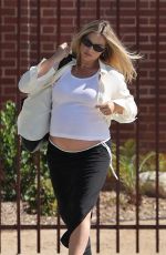 Pregnant MARGOT ROBBIE Out and About in Santa Monica 09/21/2024
