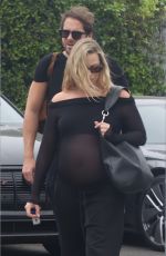 Pregnant MARGOT ROBBIE Out with Her Husband in Brentwood 09/24/2024