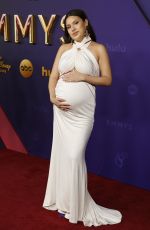 Pregnant PAULINA ALEXIS at 76th Emmy Awards at Peacock Theatre in Los Angeles 09/15/2024