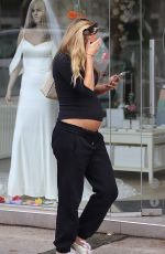 Pregnant ZARA CHARLES Out and About in Cheshire 09/09/2024