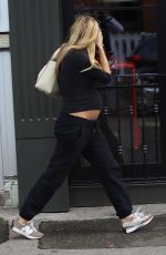 Pregnant ZARA CHARLES Out and About in Cheshire 09/09/2024