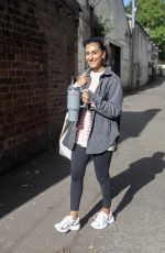 PUNAM KRISHAN Arrives at a Dance Studio for Strictly Come Dancing Rehersals in Glasgow 09/12/2024