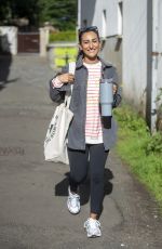 PUNAM KRISHAN Arrives at a Dance Studio for Strictly Come Dancing Rehersals in Glasgow 09/12/2024