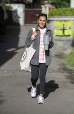 PUNAM KRISHAN Arrives at a Dance Studio for Strictly Come Dancing Rehersals in Glasgow 09/12/2024