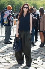 RACHEL BROSNAHAN Arrives at Loewe Show at Paris Fashion Week 09/27/2024