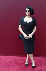 RAYE at Gucci Spring/summer 2025 Show at Milan Fashion Week 09/20/2024