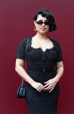 RAYE at Gucci Spring/summer 2025 Show at Milan Fashion Week 09/20/2024
