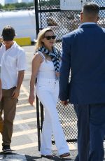 REESE WITHERSPOON Arrives at a Heliport in New York 09/02/2024