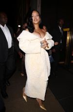 RIHANNA Arrives at Selfridges for an Fenty Event in London 09/16/2024