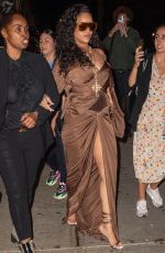 RIHANNA Leaves Cipriani in New York 09/07/2024