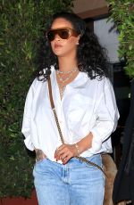 RIHANNA Out for Dinner in Santa Monica 09/13/2024